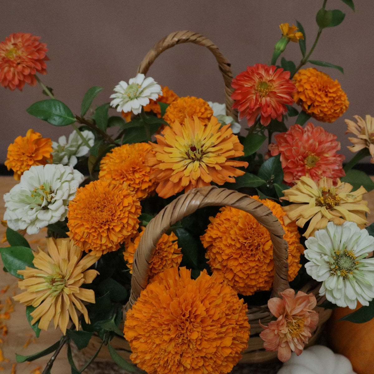 Canasta Floral Mediana