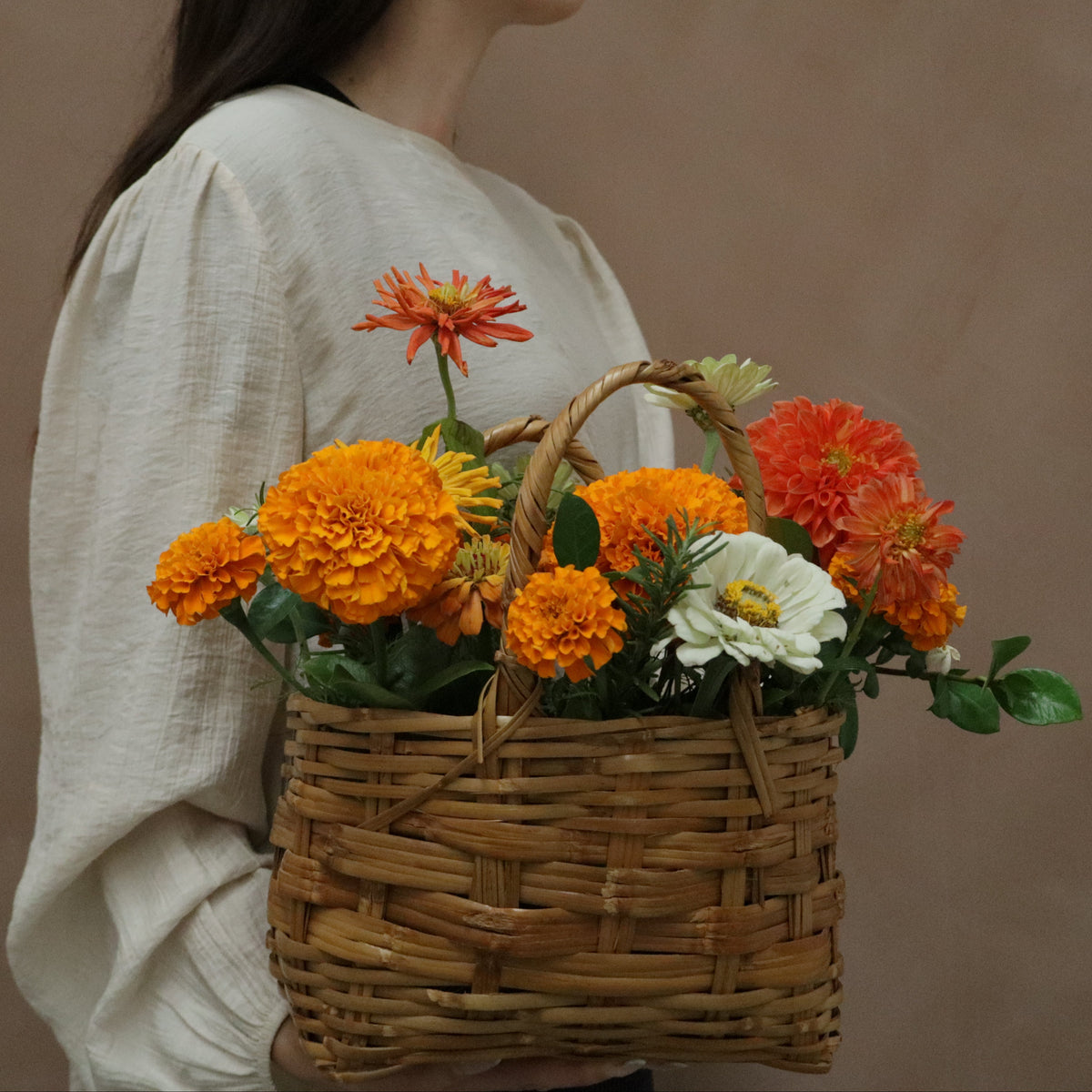 Canasta Floral Chica