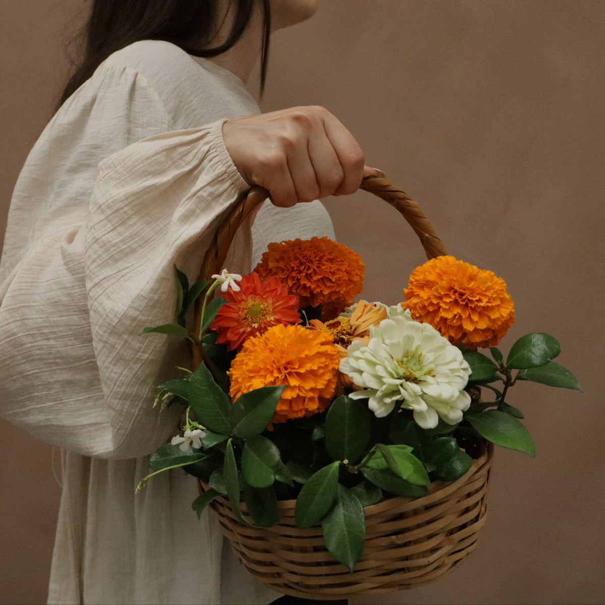 Canasta Floral Mini